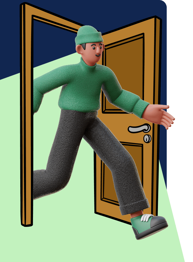 Knock on doors that are likely to open