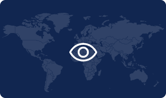 Dextego NYC hub on world map
