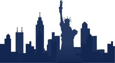 New York City skyline illustration